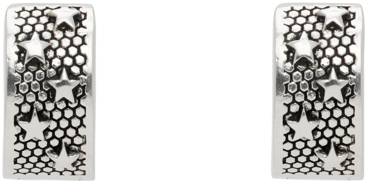 Photo: Maison Margiela Silver Star Hoop Earrings