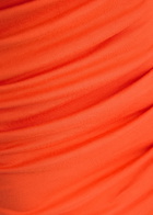 Entire Studios Surge Ruched Stretch-jersey Maxi Skirt Orange
