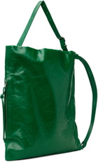 Jil Sander Green Drawstring Bag
