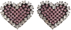Ashley Williams Pink Heart Earrings