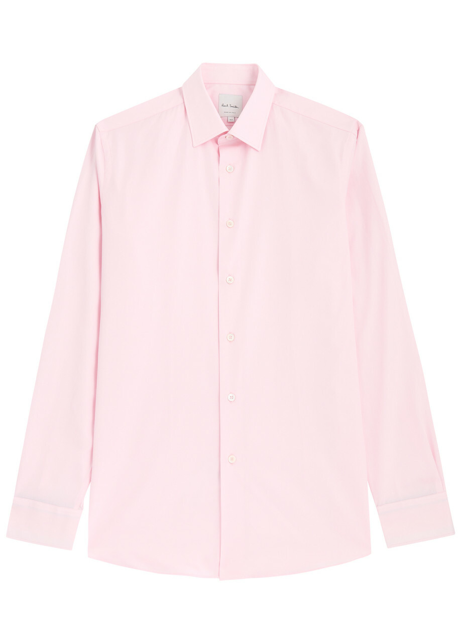 Paul Smith Cotton-poplin Shirt Light Pink