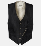 Isabel Marant Nicky pinstripe wool-blend vest