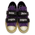 Palm Angels Purple Velcro Vulcanized Sneakers