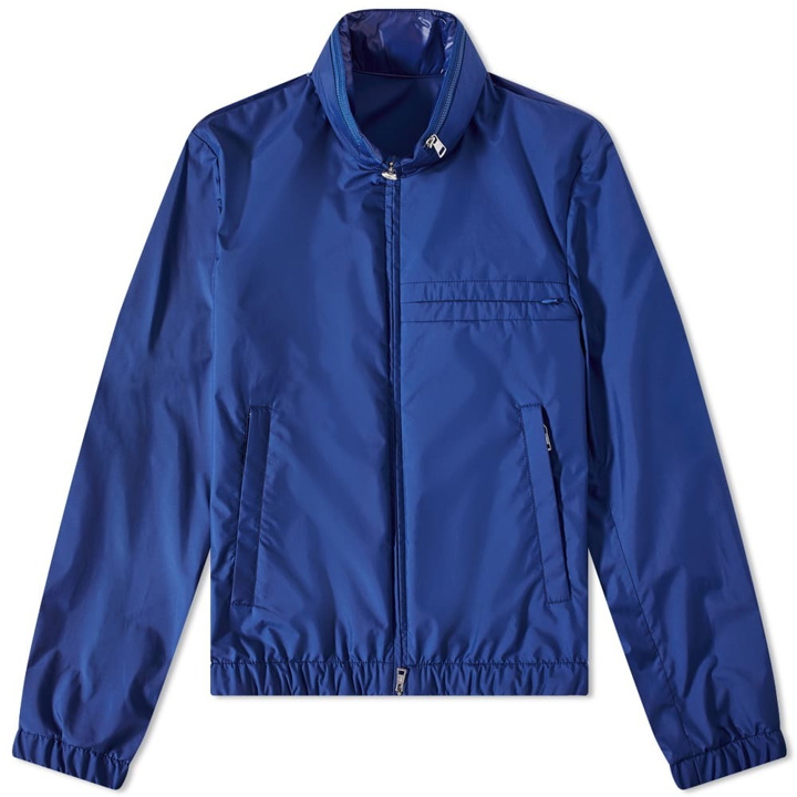 Photo: Moncler Men's Amane Hooded Windbreaker in Blue