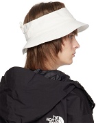 The North Face White Class V Top Knot Bucket Hat