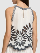 ULLA JOHNSON Jolie Embroidered Top