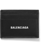 Balenciaga - Logo-Print Full-Grain Leather Cardholder