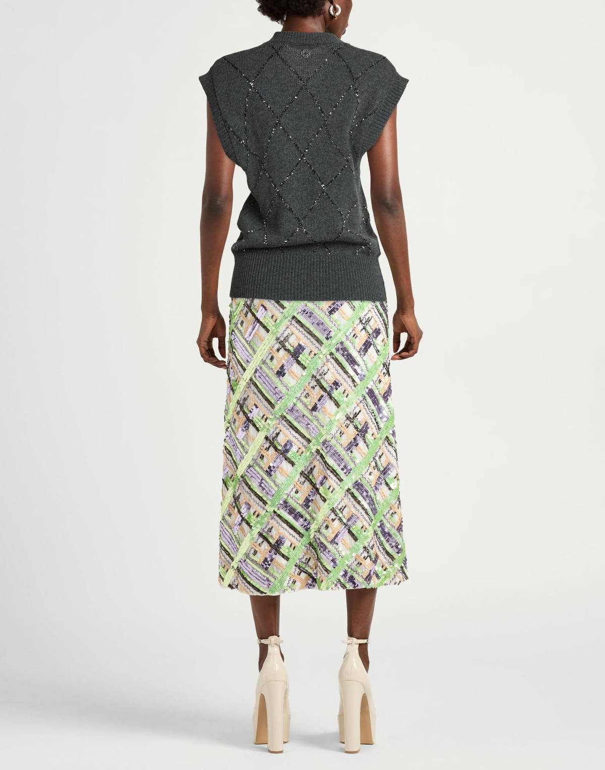 Maje Womens Sweater in Grey