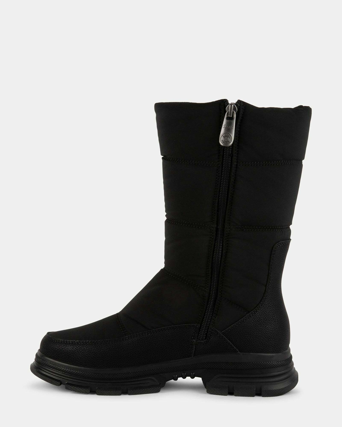 Steve Madden Elysia Boots in Black Fabric