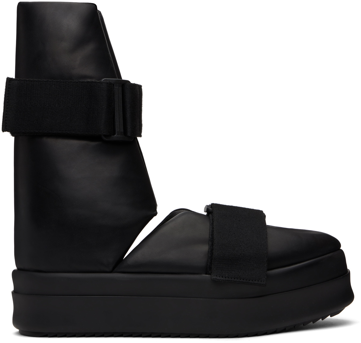 Rick Owens Black Hiking Sandals Rick Owens