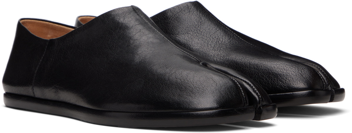 Maison Margiela Black Tabi Babouches Loafers