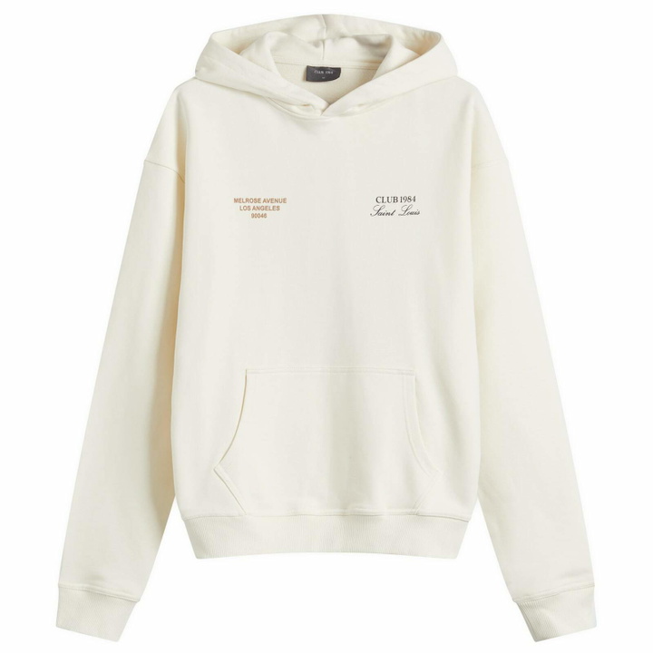 Photo: Club 1984 Men's Melrose 1984 Hoodie in Off White