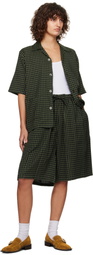 NEEDLES Khaki & Black H.D.P. Shorts