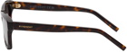 Givenchy Tortoiseshell Rectangular Sunglasses