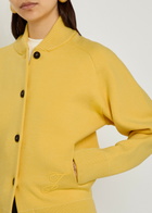 Jacquemus Le Cardigan Lavande Merino-blend Cardigan Yellow