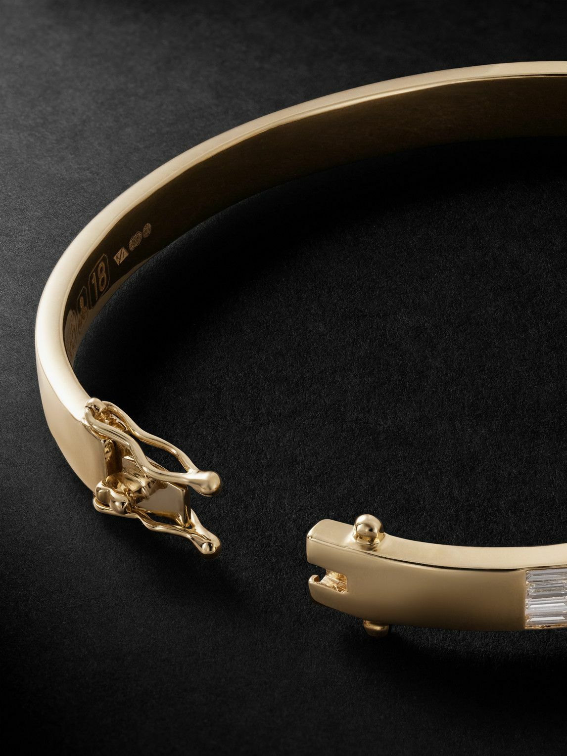 KOLOURS JEWELRY - Luna Gold Diamond Bangle