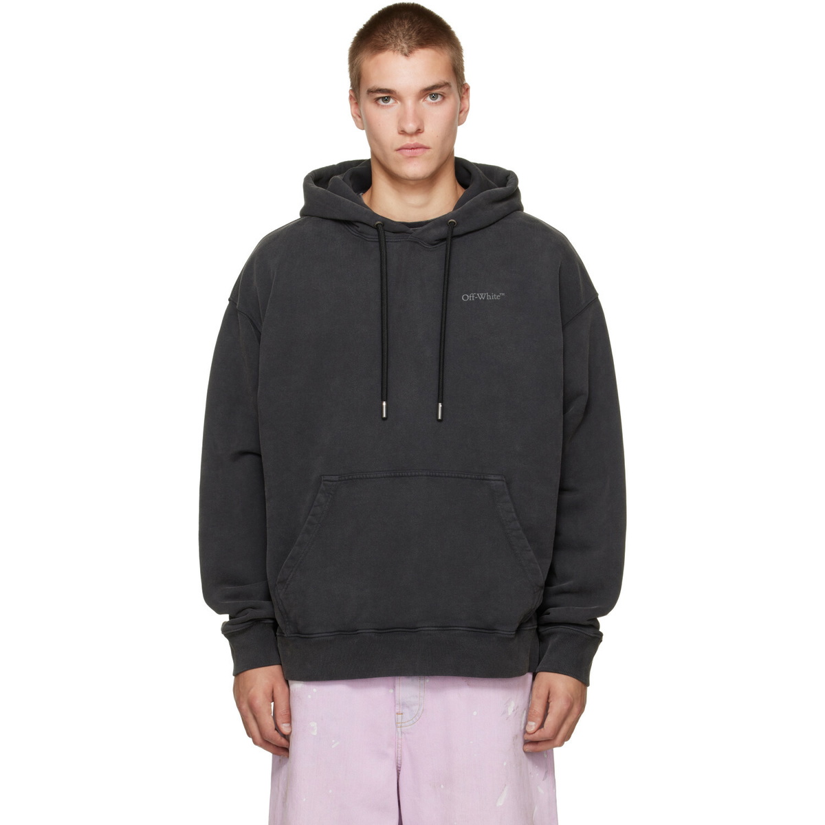 Off-White - Undercover Reversible Logo-Print Loopback Cotton