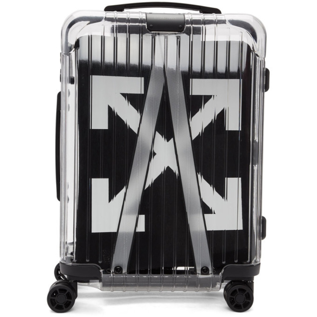 Off-White Black RIMOWA Edition See Through Carry-On Suitcase Off-White