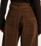 Nili Lotan Shon cotton-blend corduroy wide-leg pants
