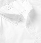 Save Khaki United - Button-Down Collar Cotton Half-Placket Shirt - White