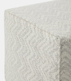 Missoni Columbia zigzag jacquard pouf