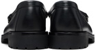 Common Projects Black Leather Chunky Loafers