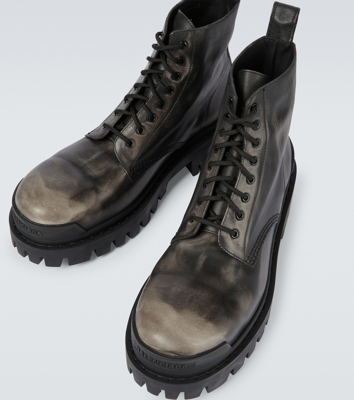 Balenciaga - Strike leather boots Balenciaga