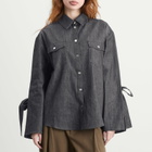 Cecilie Bahnsen Women's Coral Denim Shirt in Indigo