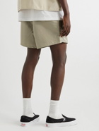 FEAR OF GOD ESSENTIALS - Straight-Leg Logo-Appliquéd Shell Shorts - Brown