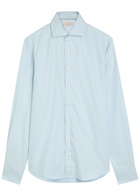 Aurélien Cotton-blend Shirt Blue