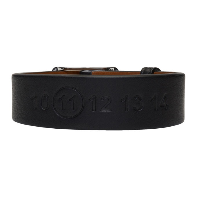 Photo: Maison Margiela Black Leather Belt Bracelet