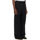 Dries Van Noten Black Cotton Sweatpants