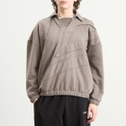 Umbro Men's Diamond Drill Sweat Top in Brushed Nickel