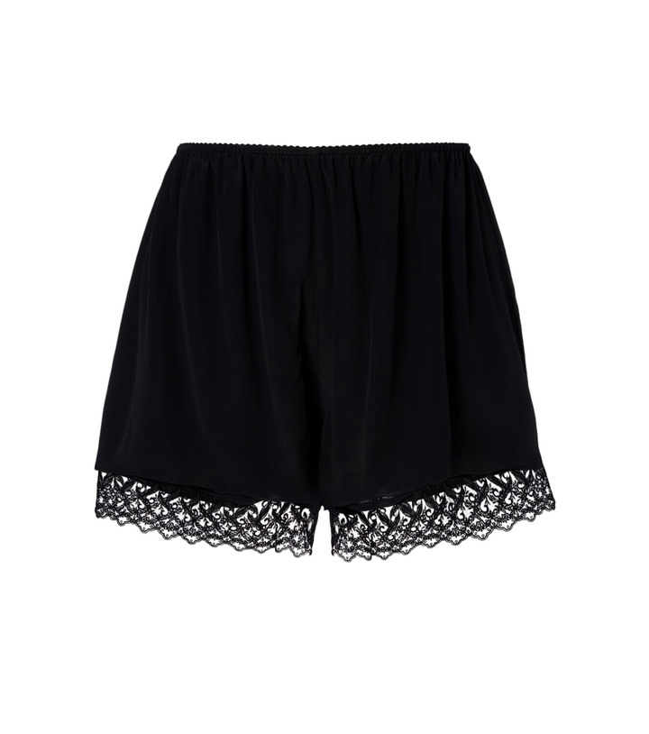 Photo: Simone Rocha Lace-trimmed satin shorts