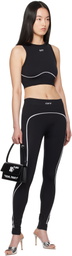 Off-White Black Stamp Seamless Sport Leggings
