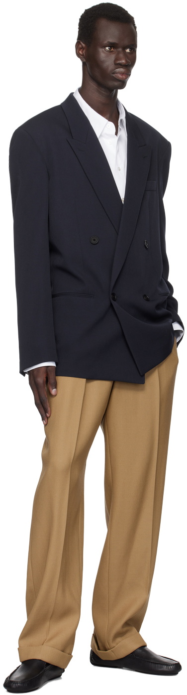 The Row Navy Donnes Blazer