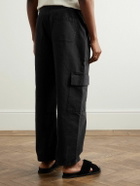 A Kind Of Guise - Tarun Tapered Cotton-Canvas Cargo Trousers - Black