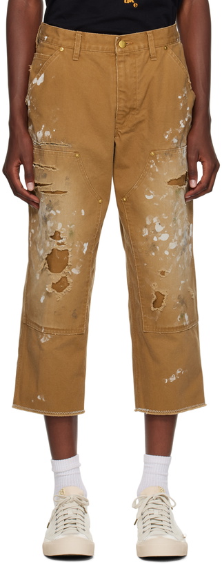 Photo: kolor Tan Distressed Jeans