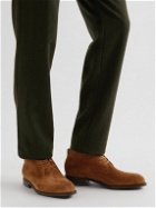 J.M. Weston - Yucca Suede and Rubber Chukka Boots - Brown