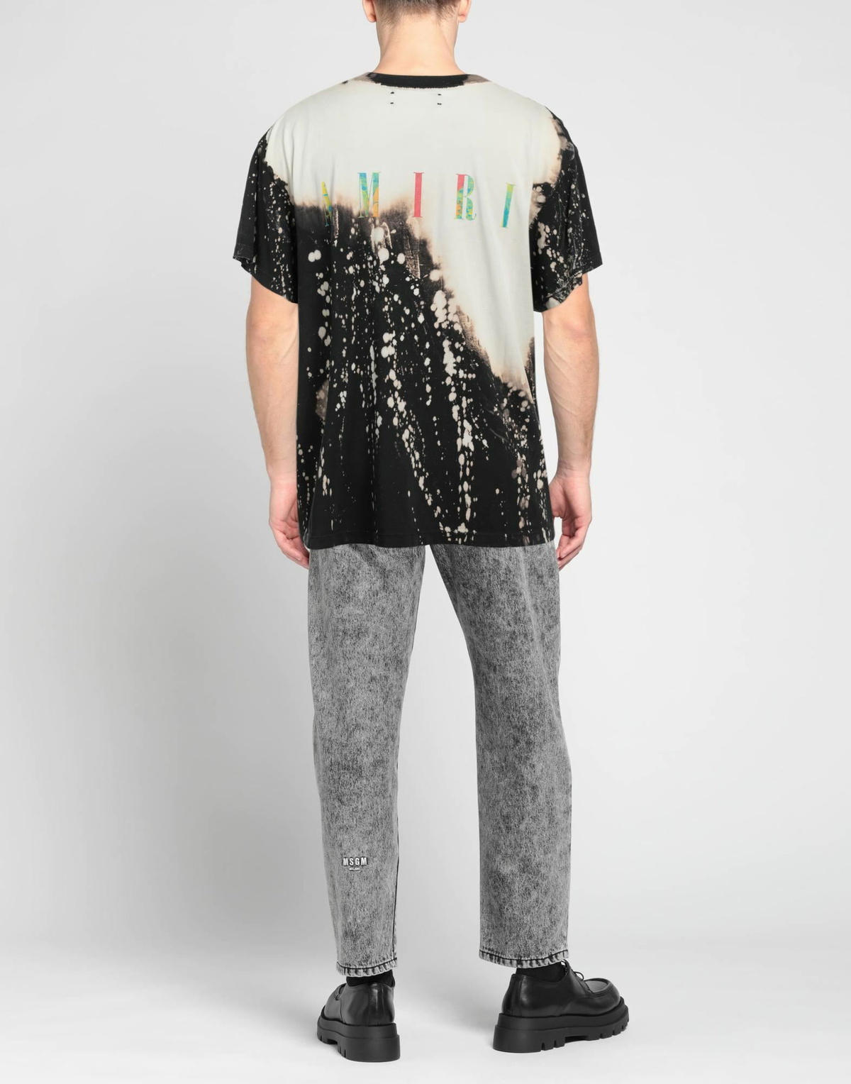 Amiri Mens T-shirt in Black