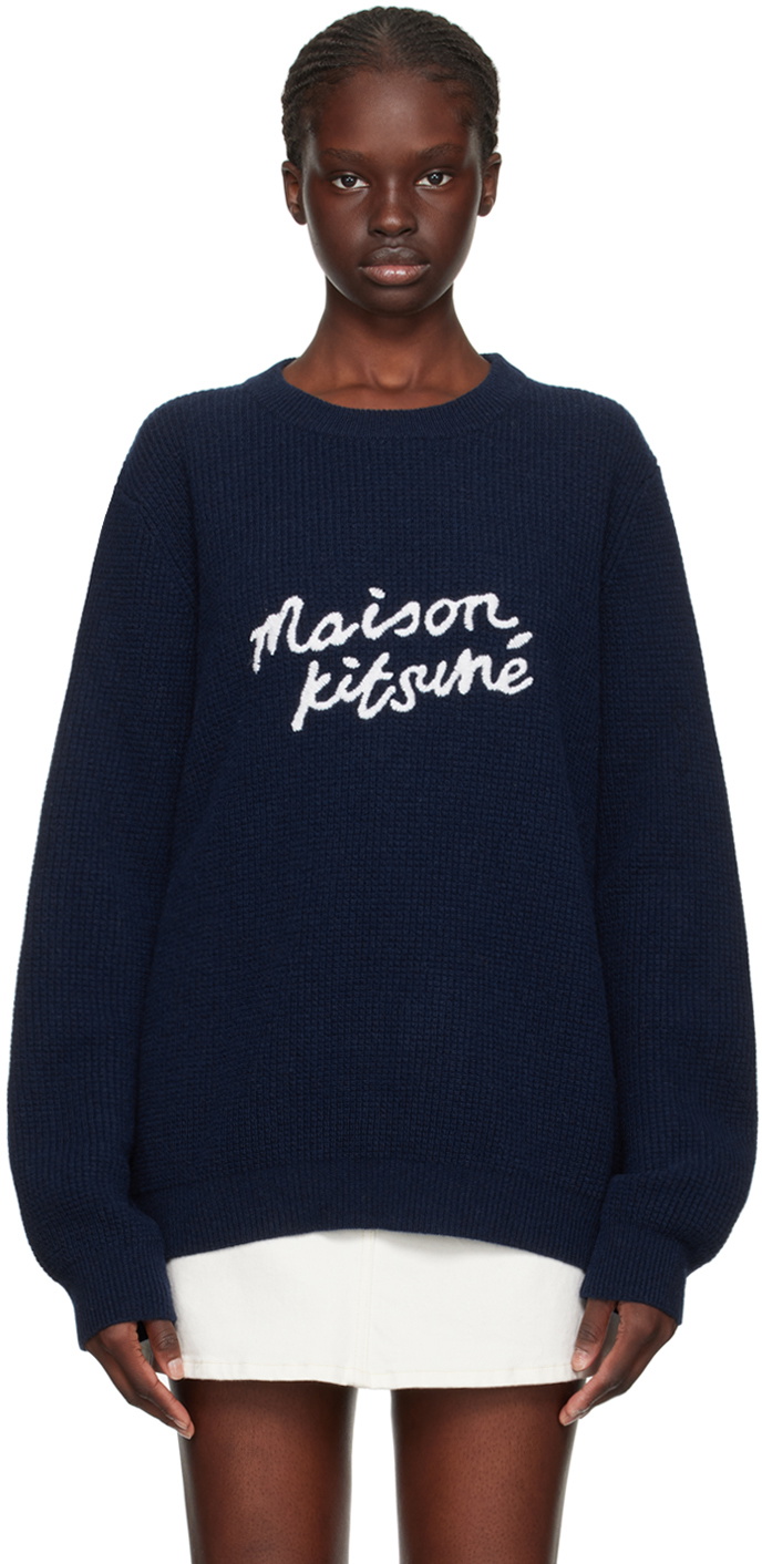 Maison kitsune 2024 blue sweatshirt