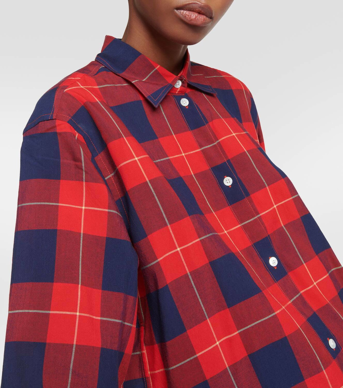 Toteme Oversized tartan shirt Toteme