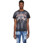 Dsquared2 Black Military Punk Cigarette Fit T-Shirt