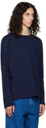 Marina Yee Black & Navy Deconstructed T-Shirt