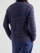 Barena - Ribbed Wool-Blend Cardigan - Blue