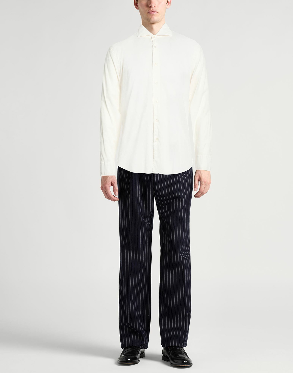 Fedeli Mens Shirt in Off white