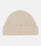 Loewe Anagram ribbed-knit cashmere beanie