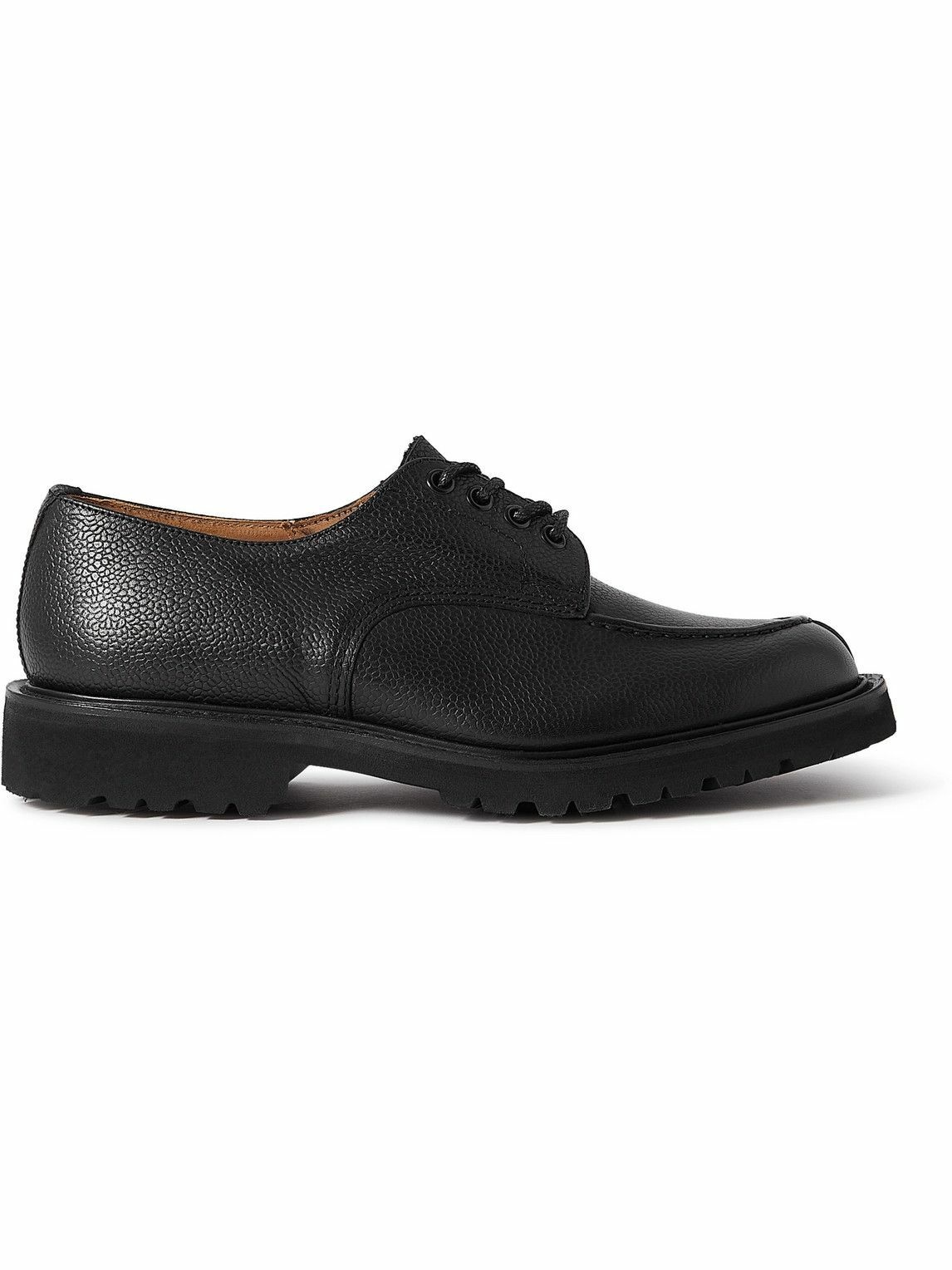 Photo: Tricker's - Kilsby Full-Grain Leather Derby Shoes - Black