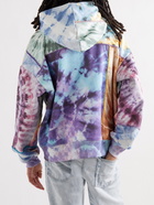 AMIRI - Patchwork Tie-Dyed Loopback Cotton-Jersey Hoodie - Multi