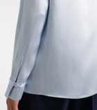 Gabriela Hearst Cruz silk satin shirt
